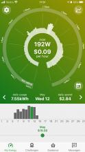 Screenshot of my usage